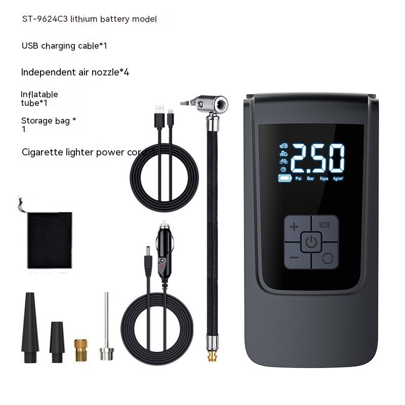 Car Inflatable Portable Digital Display Electric Inflatable - Bellarte Enchanté Car Inflatable Portable Digital Display Electric Inflatable