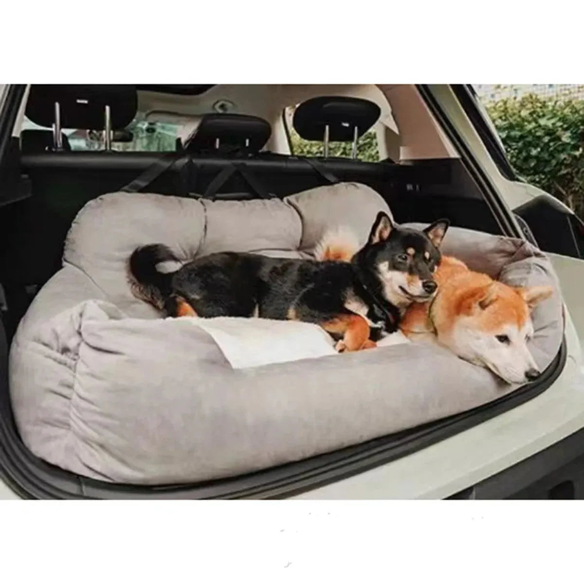 Car Large Dog Rear Trunk Double Seat Pet Cushion Mat - Bellarte Enchanté Car Large Dog Rear Trunk Double Seat Pet Cushion Mat