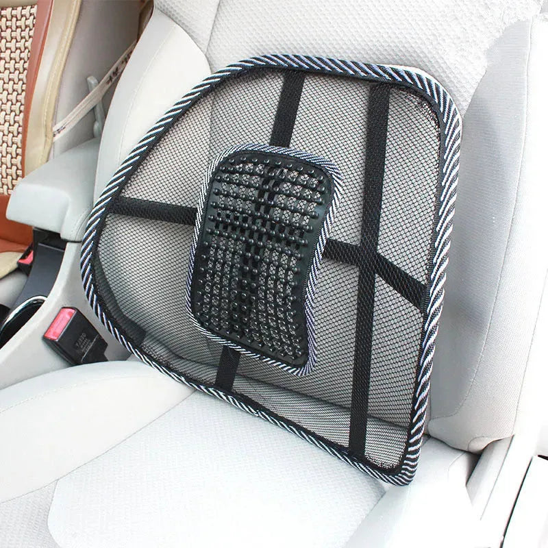 Car Leather Nail Summer Steel Wire Lumbar Support Pillow - Bellarte Enchanté Car Leather Nail Summer Steel Wire Lumbar Support Pillow