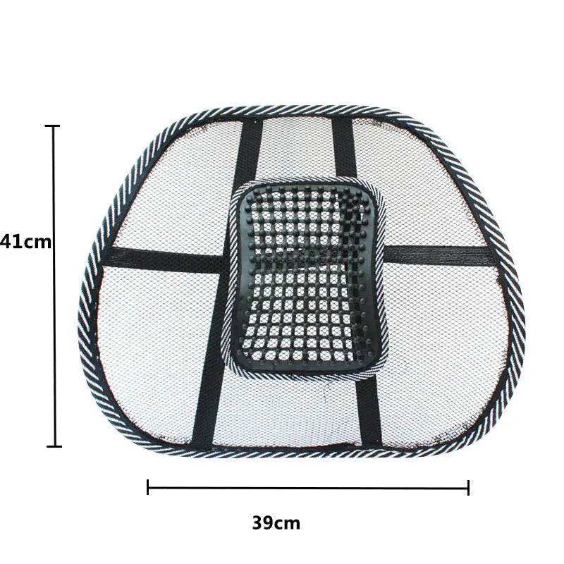 Car Leather Nail Summer Steel Wire Lumbar Support Pillow - Bellarte Enchanté Car Leather Nail Summer Steel Wire Lumbar Support Pillow