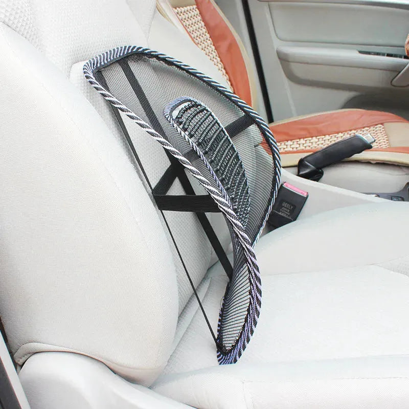 Car Leather Nail Summer Steel Wire Lumbar Support Pillow - Bellarte Enchanté Car Leather Nail Summer Steel Wire Lumbar Support Pillow