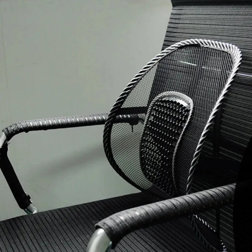 Car Leather Nail Summer Steel Wire Lumbar Support Pillow - Bellarte Enchanté Car Leather Nail Summer Steel Wire Lumbar Support Pillow