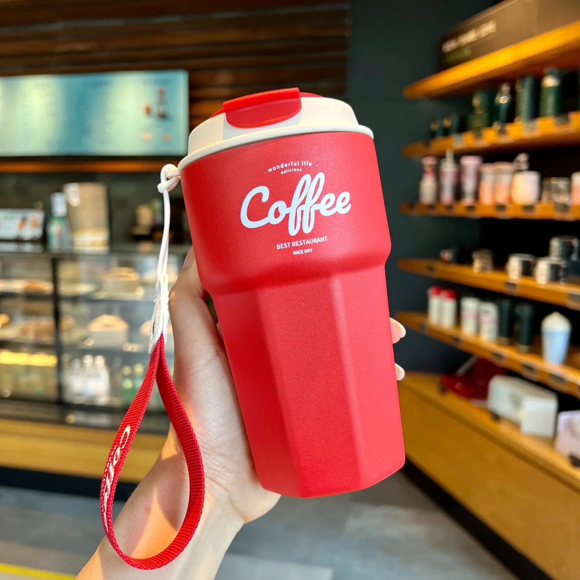 Car Portable Stainless Steel Double-layer Car Mug - Bellarte Enchanté Car Portable Stainless Steel Double-layer Car Mug