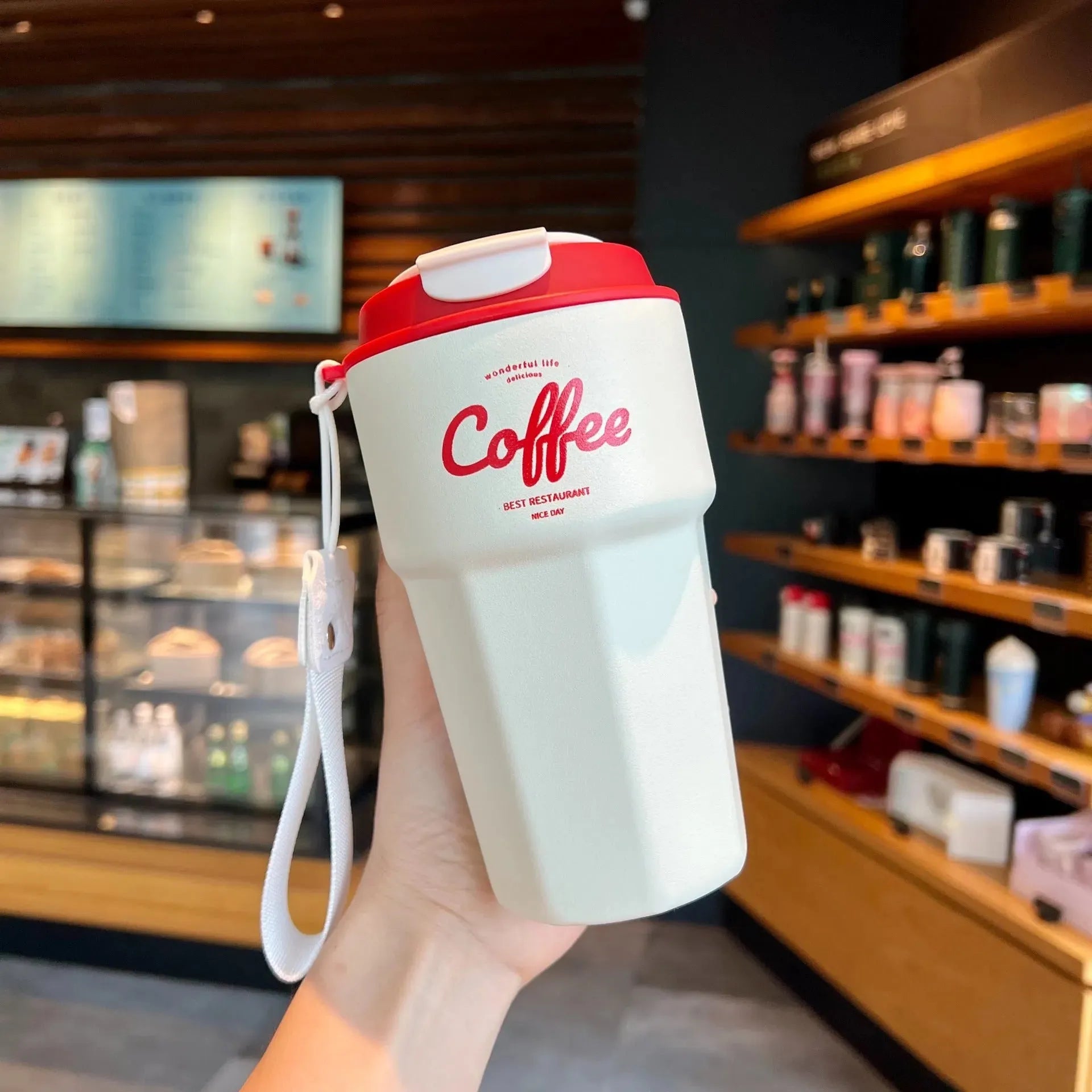 Car Portable Stainless Steel Double-layer Car Mug - Bellarte Enchanté Car Portable Stainless Steel Double-layer Car Mug