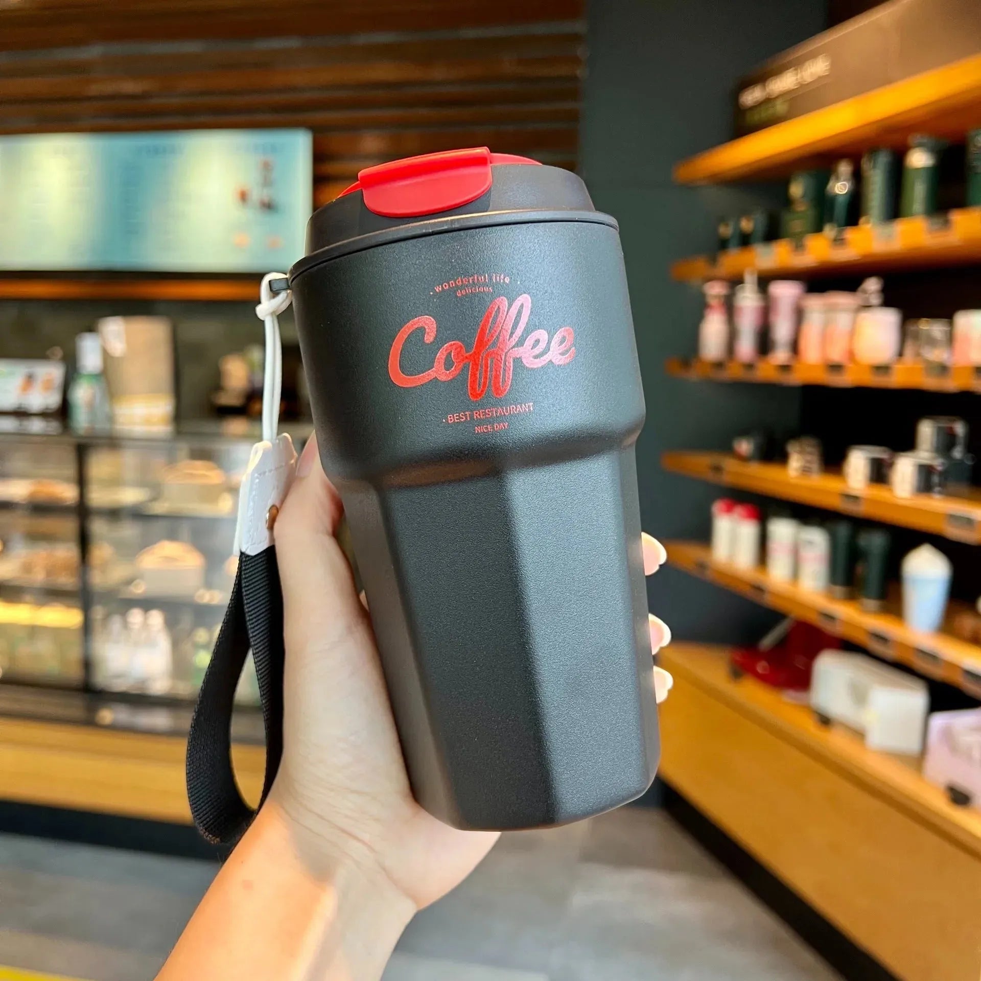 Car Portable Stainless Steel Double-layer Car Mug - Bellarte Enchanté Car Portable Stainless Steel Double-layer Car Mug