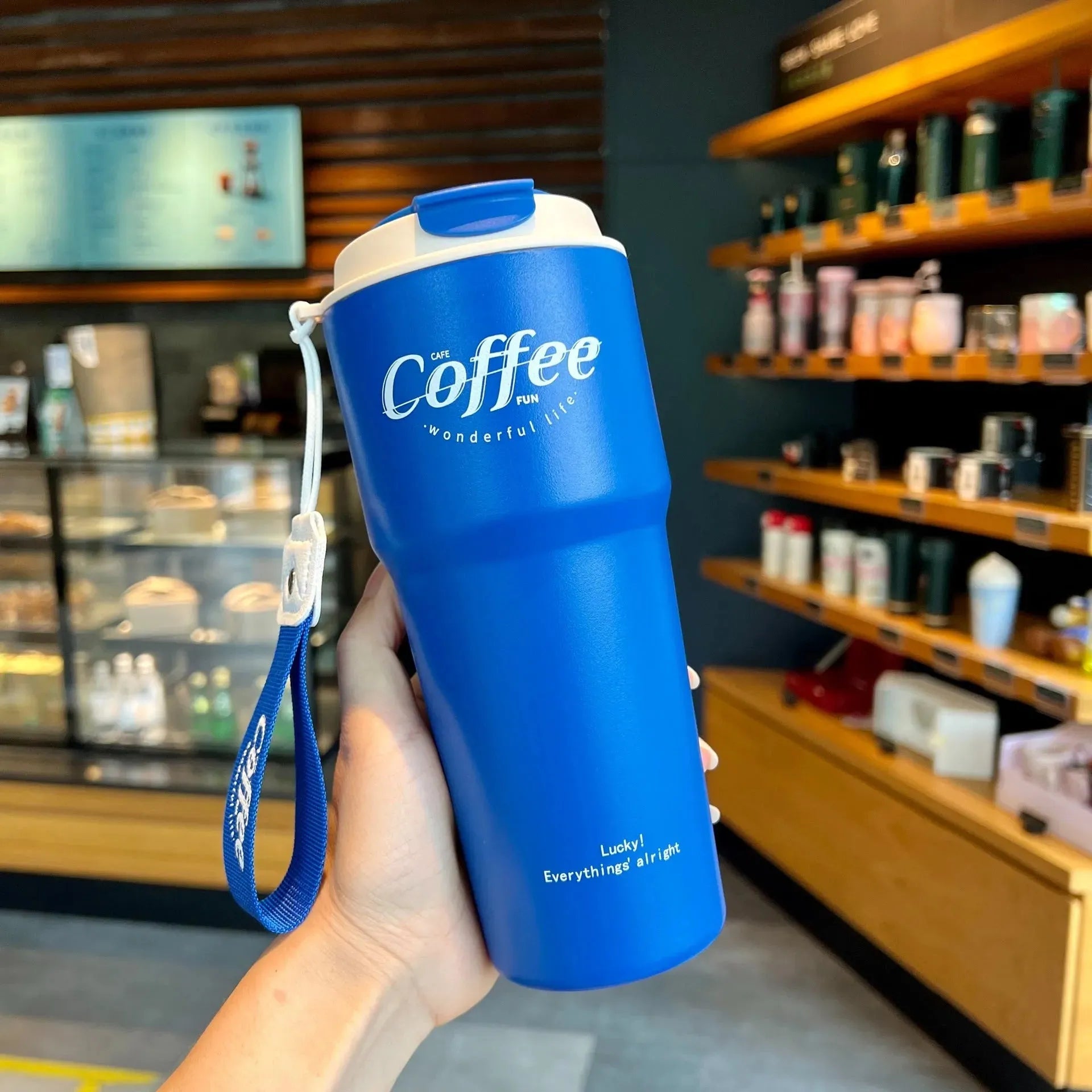 Car Portable Stainless Steel Double-layer Car Mug - Bellarte Enchanté Car Portable Stainless Steel Double-layer Car Mug