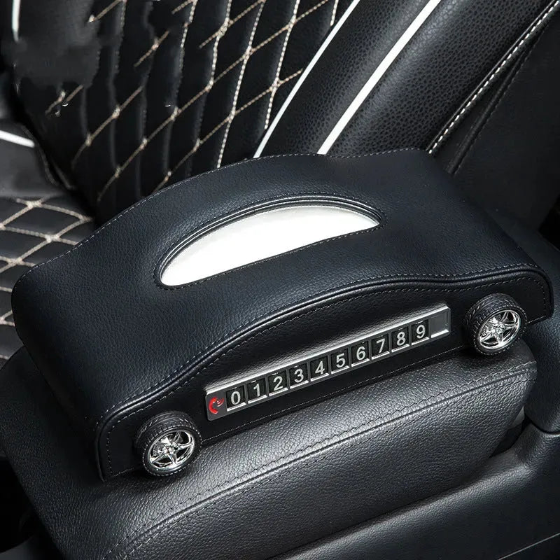 Car Tissue Box Car Interior Supplies Multifunctional - Bellarte Enchanté Car Tissue Box Car Interior Supplies Multifunctional