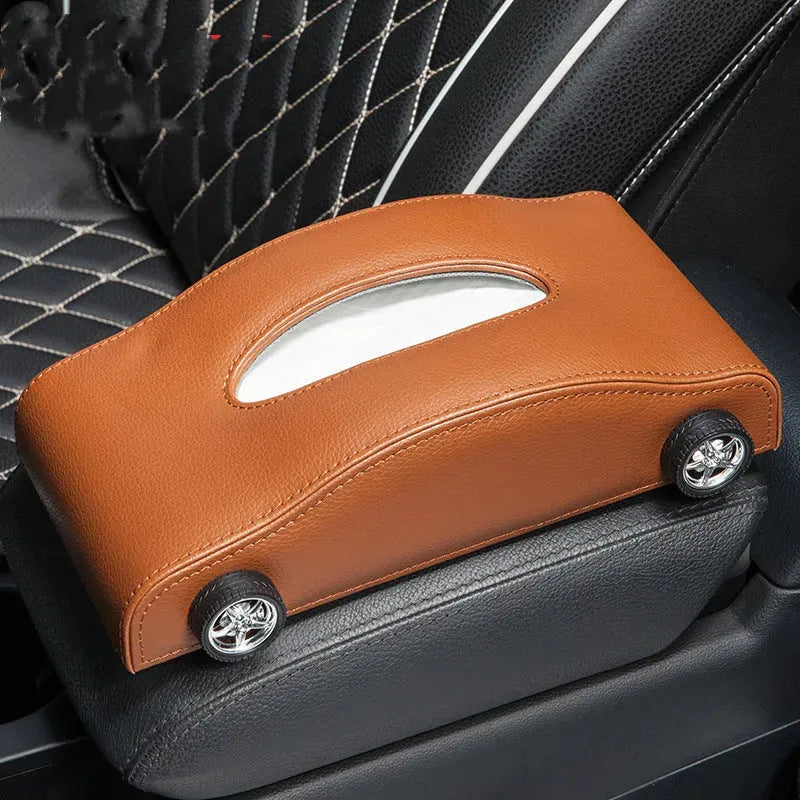 Car Tissue Box Car Interior Supplies Multifunctional - Bellarte Enchanté Car Tissue Box Car Interior Supplies Multifunctional