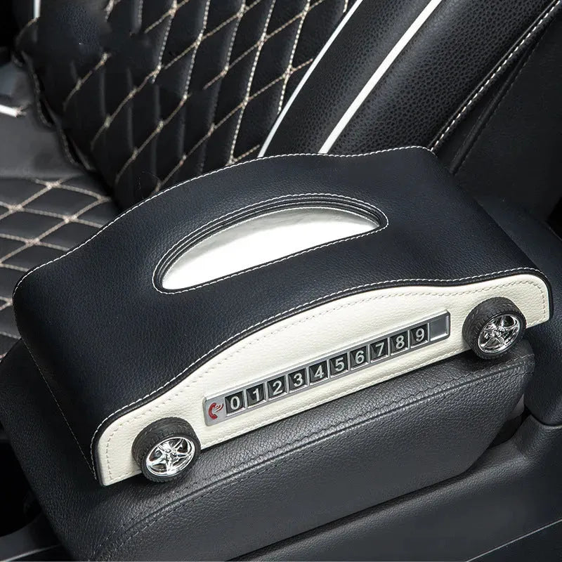 Car Tissue Box Car Interior Supplies Multifunctional - Bellarte Enchanté Car Tissue Box Car Interior Supplies Multifunctional