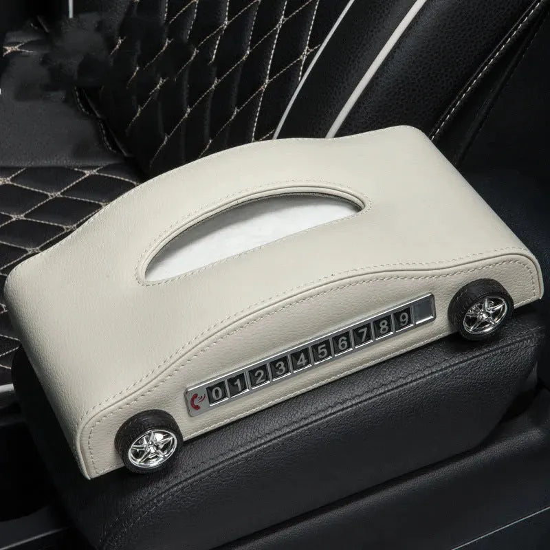 Car Tissue Box Car Interior Supplies Multifunctional - Bellarte Enchanté Car Tissue Box Car Interior Supplies Multifunctional