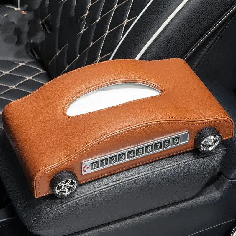 Car Tissue Box Car Interior Supplies Multifunctional - Bellarte Enchanté Car Tissue Box Car Interior Supplies Multifunctional