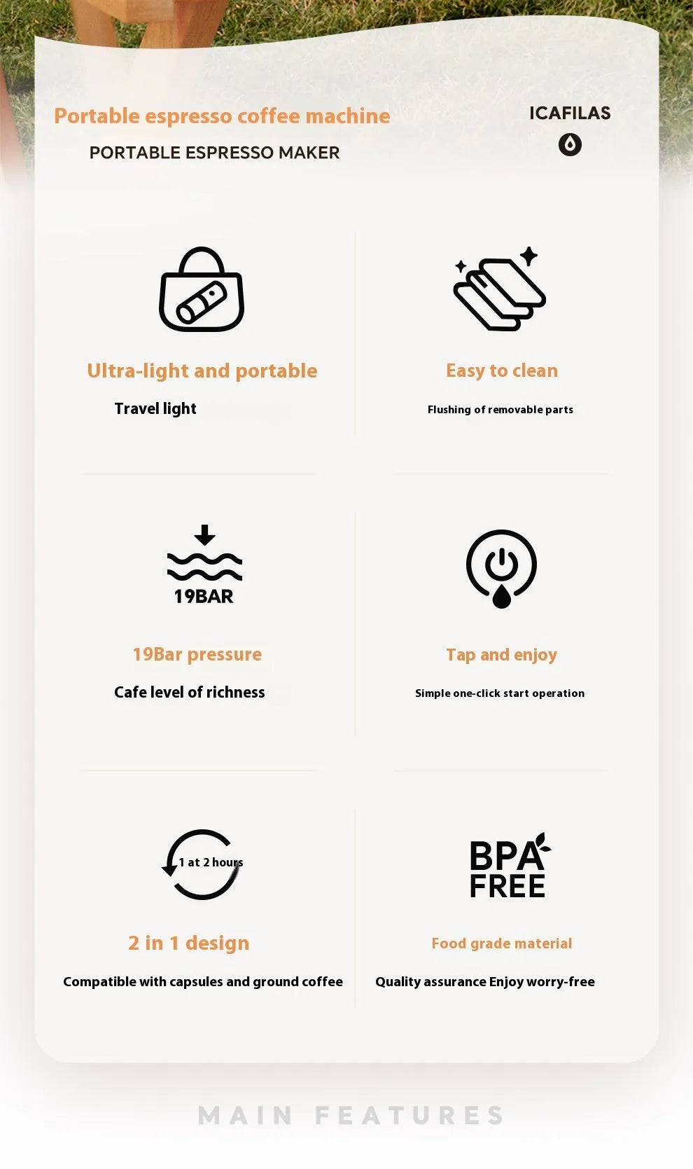 Car USB Charging Wireless Heating Extraction Capsule Coffee Machine - Bellarte Enchanté Car USB Charging Wireless Heating Extraction Capsule Coffee Machine