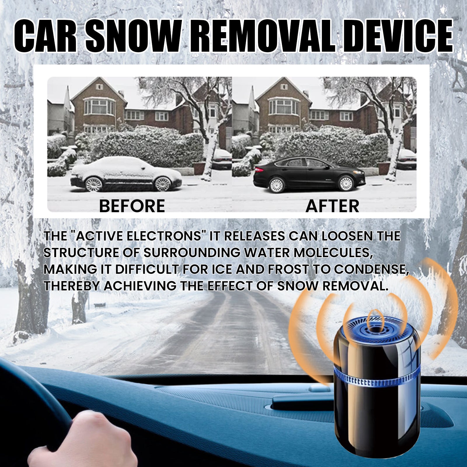 Car Windshield Anti-icing Defrost Artifact Fast Snow Melting Convenient Snow Removal Tool - Bellarte Enchanté Car Windshield Anti-icing Defrost Artifact Fast Snow Melting Convenient Snow Removal Tool