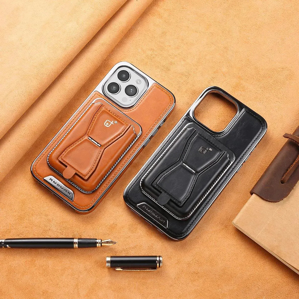 Card Holder Bracket Magnetic Suction Phone Case - Bellarte Enchanté Card Holder Bracket Magnetic Suction Phone Case