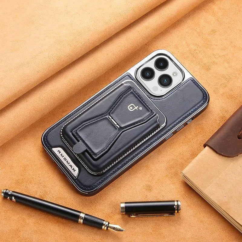 Card Holder Bracket Magnetic Suction Phone Case - Bellarte Enchanté Card Holder Bracket Magnetic Suction Phone Case