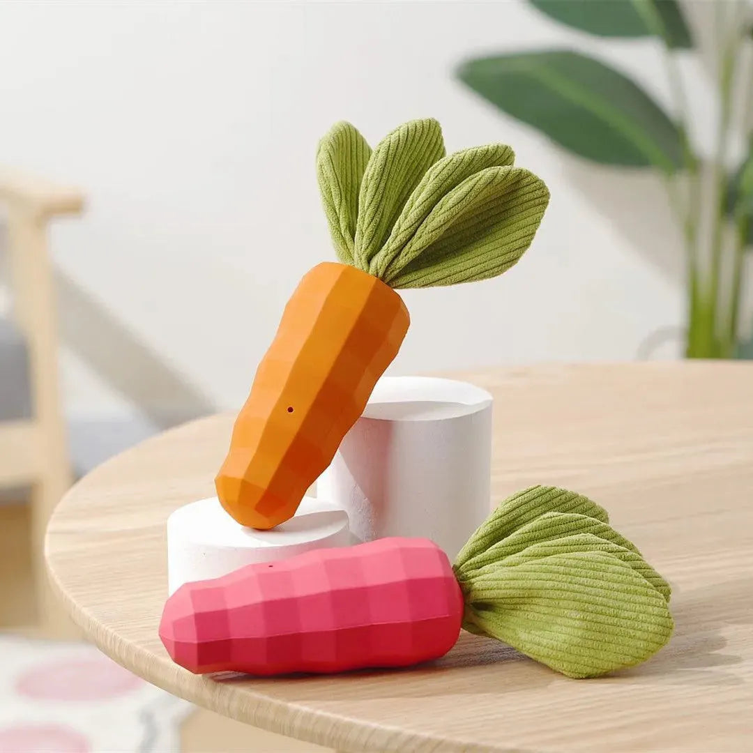 Carrot Pet Bite-resistant Vocal Rubber Toy - Bellarte Enchanté Carrot Pet Bite-resistant Vocal Rubber Toy