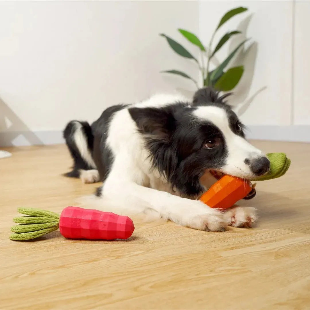 Carrot Pet Bite-resistant Vocal Rubber Toy - Bellarte Enchanté Carrot Pet Bite-resistant Vocal Rubber Toy