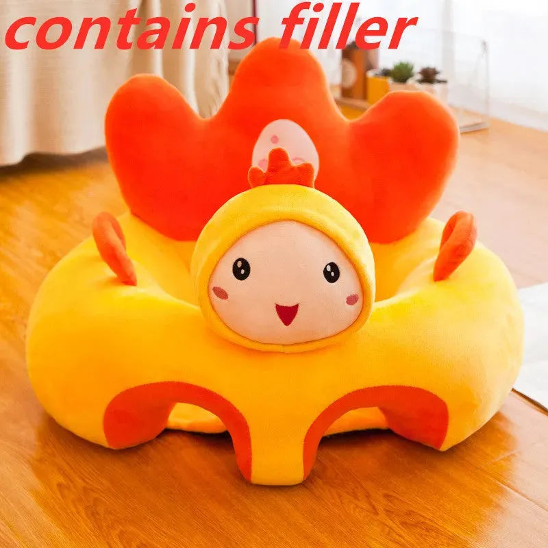 Cartoon Baby Learning Seat, Infant Child Learning To Make Sofa - Bellarte Enchanté Cartoon Baby Learning Seat, Infant Child Learning To Make Sofa