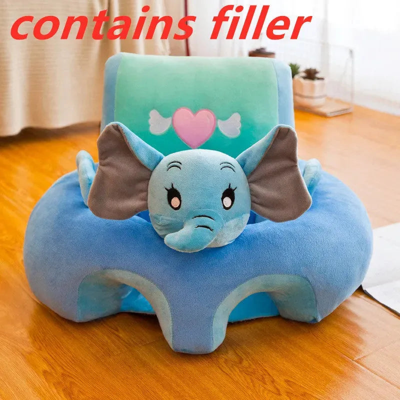 Cartoon Baby Learning Seat, Infant Child Learning To Make Sofa - Bellarte Enchanté Cartoon Baby Learning Seat, Infant Child Learning To Make Sofa