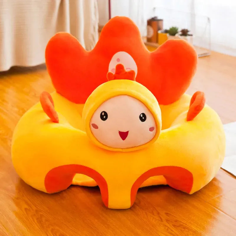 Cartoon Baby Learning Seat, Infant Child Learning To Make Sofa - Bellarte Enchanté Cartoon Baby Learning Seat, Infant Child Learning To Make Sofa