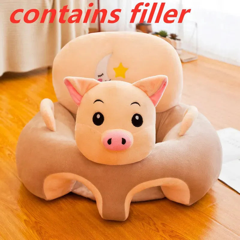 Cartoon Baby Learning Seat, Infant Child Learning To Make Sofa - Bellarte Enchanté Cartoon Baby Learning Seat, Infant Child Learning To Make Sofa