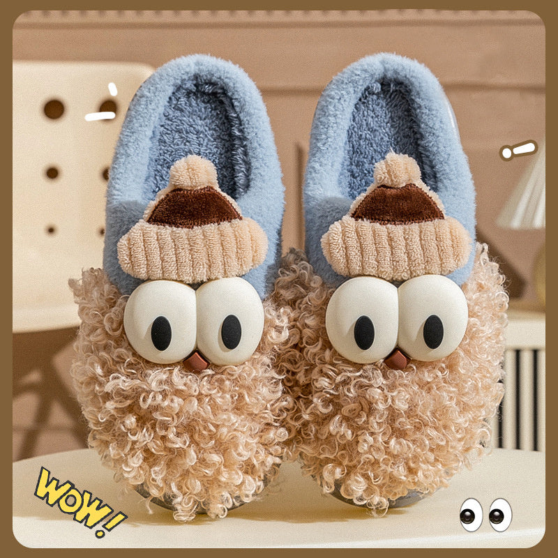 Cartoon Bearded Santa Claus Slippers Home Warm Non-slip Plush Cotton Shoes Christmas Couple Floor Bedroom Slipper Women Men - Bellarte Enchanté Cartoon Bearded Santa Claus Slippers Home Warm Non-slip Plush Cotton Shoes Christmas Couple Floor Bedroom Slipper Women Men