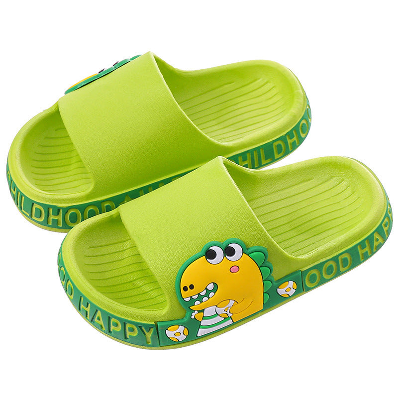 Cartoon Dinosaur Children's Slippers Soft Bottom - Bellarte Enchanté Cartoon Dinosaur Children's Slippers Soft Bottom
