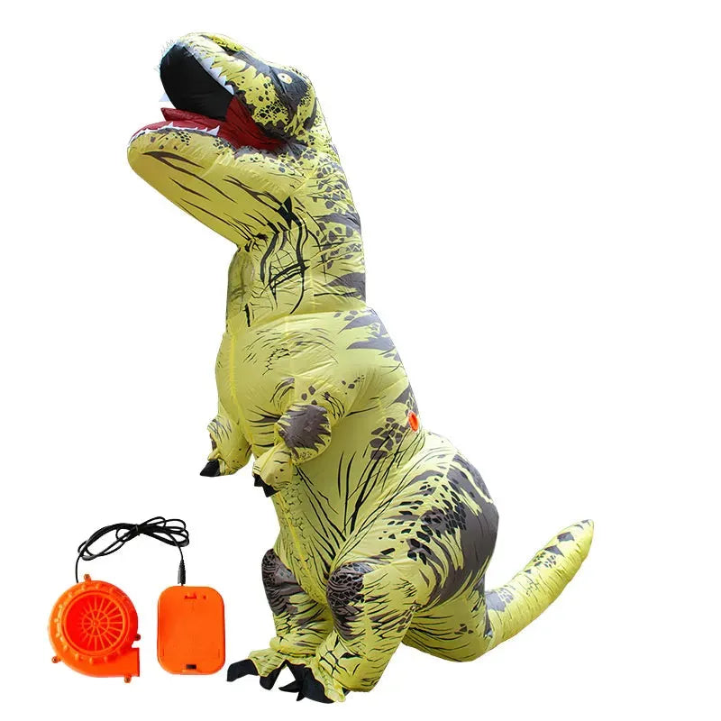 Cartoon Doll Costume Jurassic Tyrannosaurus Dinosaur Cosplay Inflatable - Bellarte Enchanté Cartoon Doll Costume Jurassic Tyrannosaurus Dinosaur Cosplay Inflatable