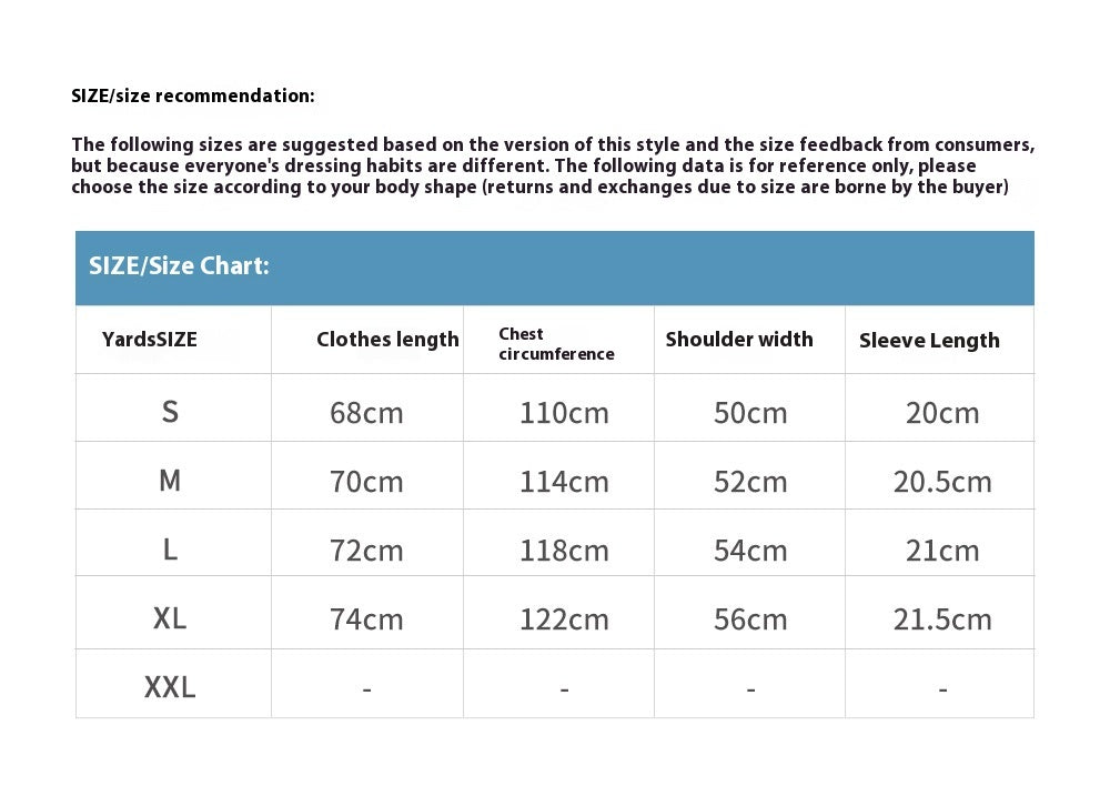 Cartoon Shark Line Printed T-shirt Loose Men And Women - Bellarte Enchanté Cartoon Shark Line Printed T-shirt Loose Men And Women