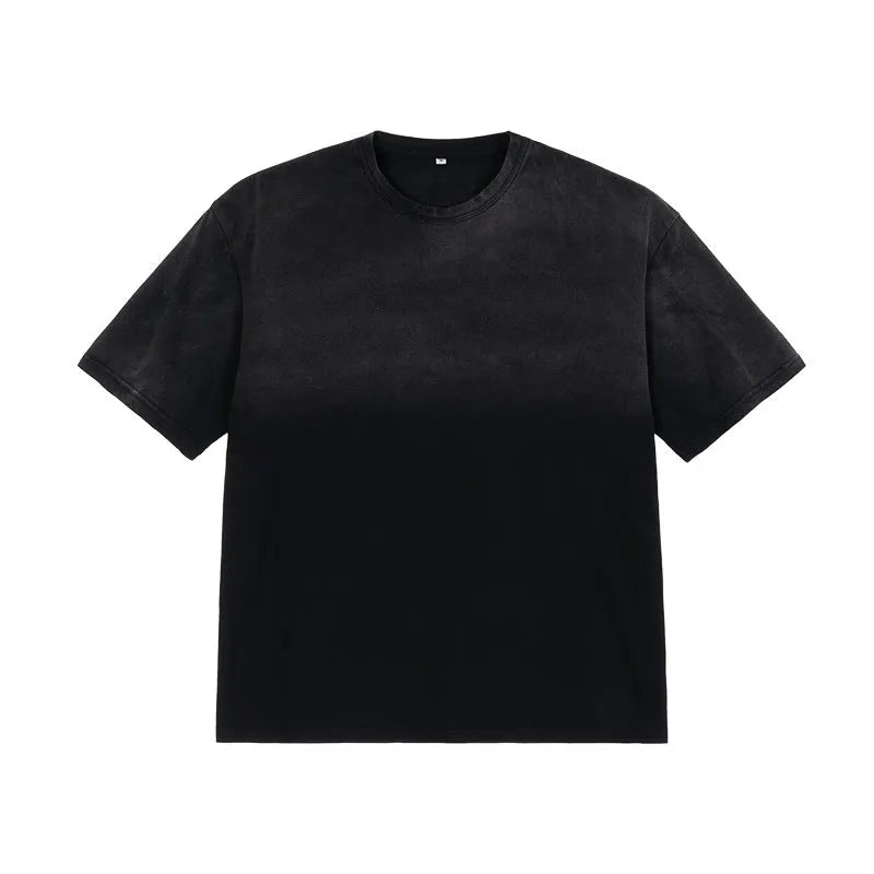 Casual Street Washed Gradient T-Shirt - Bellarte Enchanté Casual Street Washed Gradient T-Shirt