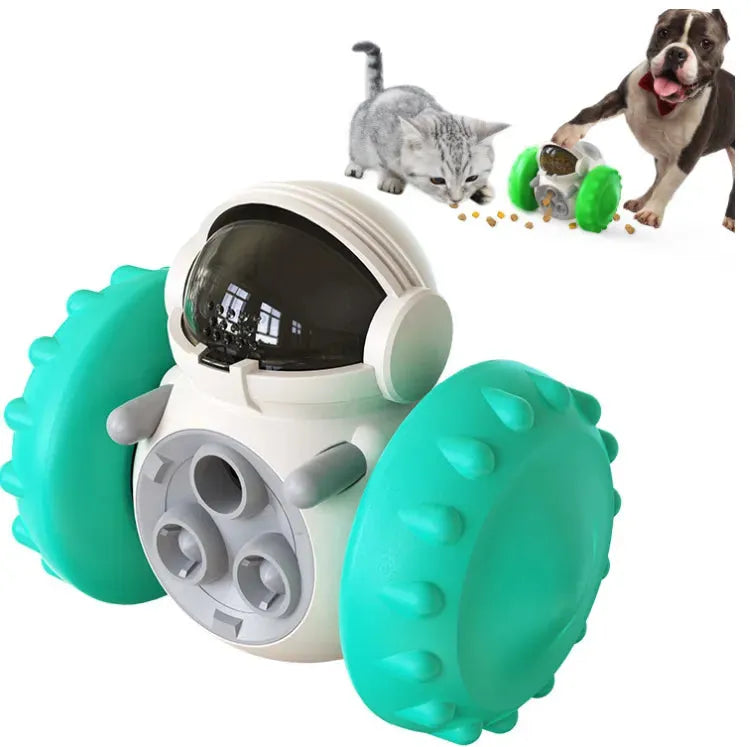 Cat And Dog Slow Food Interactive Balance Car Multifunctional Fun Development Smart Pet Feeding Car Pets Products - Bellarte Enchanté Cat And Dog Slow Food Interactive Balance Car Multifunctional Fun Development Smart Pet Feeding Car Pets Products
