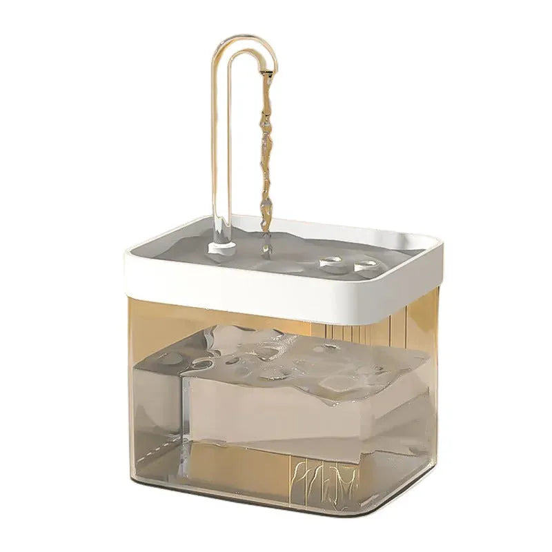 Cat Automatic Circulation Flow Mute Water Fountain Mouth Wet-proof Drinking Water Apparatus - Bellarte Enchanté Cat Automatic Circulation Flow Mute Water Fountain Mouth Wet-proof Drinking Water Apparatus