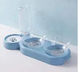 Cat Bowl Anti-tumble Automatic Feeding Water Fountain - Bellarte Enchanté Cat Bowl Anti-tumble Automatic Feeding Water Fountain