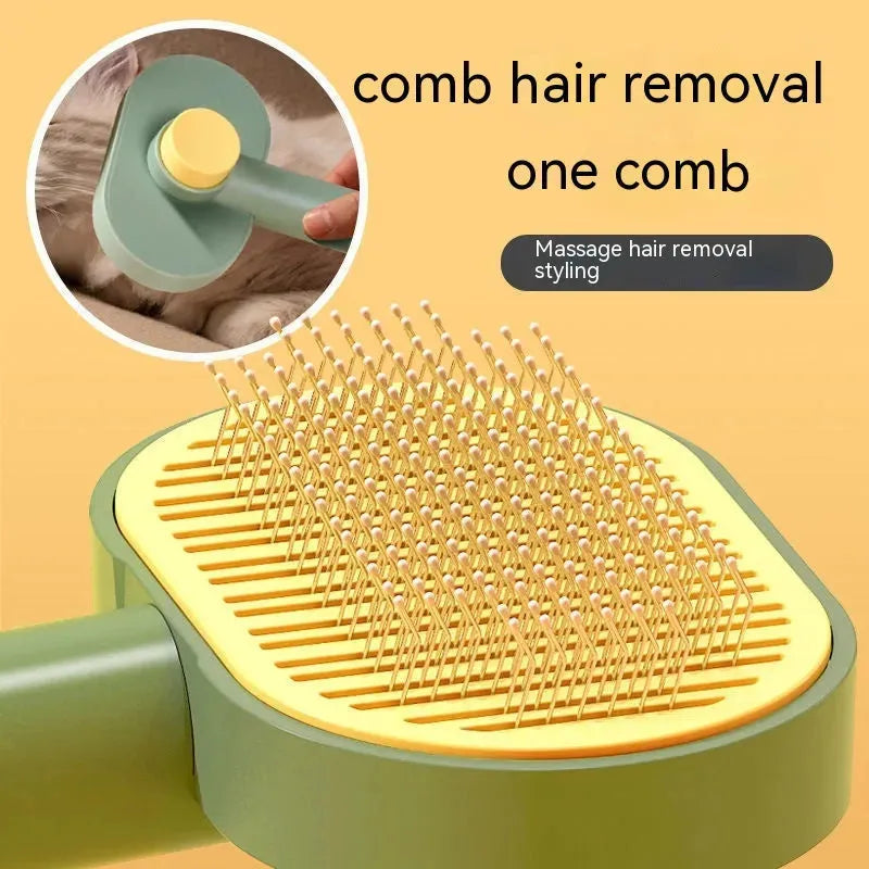 Cat Hair Floating Comb Brush Pet - Bellarte Enchanté Cat Hair Floating Comb Brush Pet