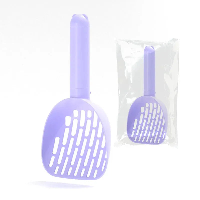 Cat Litter Shovel Plastic Cats Poop Scoop With Base Pet Cleanning Tool Cat Toilet Products Durable Litter Box Cleaner Shovel - Bellarte Enchanté Cat Litter Shovel Plastic Cats Poop Scoop With Base Pet Cleanning Tool Cat Toilet Products Durable Litter Box Cleaner Shovel