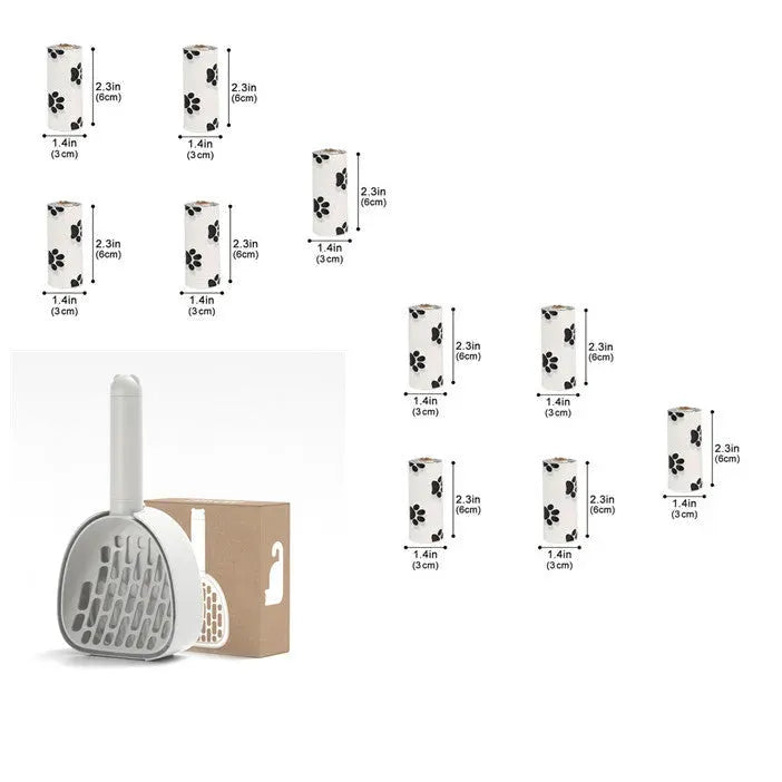 Cat Litter Shovel Plastic Cats Poop Scoop With Base Pet Cleanning Tool Cat Toilet Products Durable Litter Box Cleaner Shovel - Bellarte Enchanté Cat Litter Shovel Plastic Cats Poop Scoop With Base Pet Cleanning Tool Cat Toilet Products Durable Litter Box Cleaner Shovel