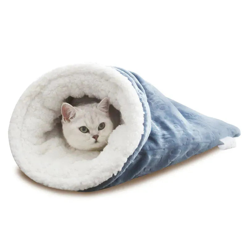 Cat Nest Christmas Plus Soft Nest Cat Sleeping Bag Cat Nest Cat Supplies Pet Four Seasons Universal Cat Mat - Bellarte Enchanté Cat Nest Christmas Plus Soft Nest Cat Sleeping Bag Cat Nest Cat Supplies Pet Four Seasons Universal Cat Mat