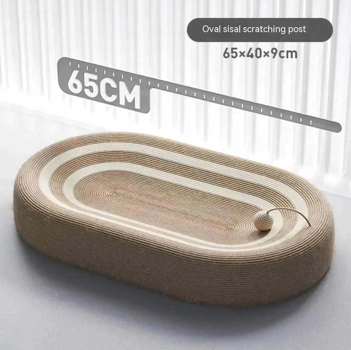 Cat Scratch Board Nest Handmade Oversized Sisal Thickened - Bellarte Enchanté Cat Scratch Board Nest Handmade Oversized Sisal Thickened