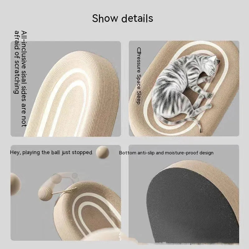 Cat Scratch Board Sisal Cat Scratch Basin - Bellarte Enchanté Cat Scratch Board Sisal Cat Scratch Basin