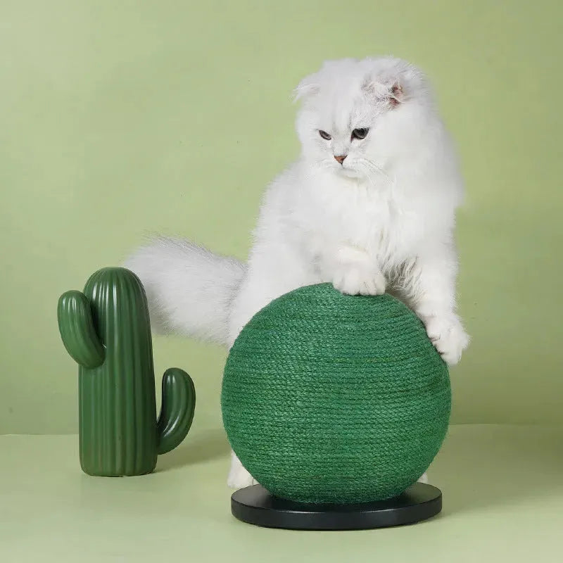 Cat Scratching Ball Board Toy Cactus Shape Scratch Sisal Post - Bellarte Enchanté Cat Scratching Ball Board Toy Cactus Shape Scratch Sisal Post