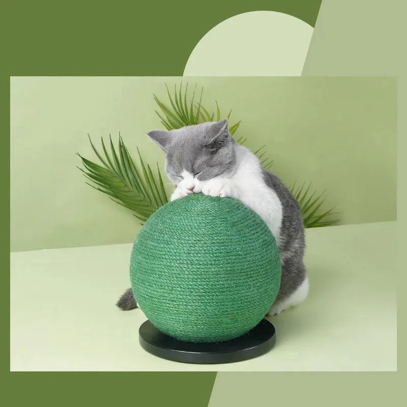 Cat Scratching Ball Board Toy Cactus Shape Scratch Sisal Post - Bellarte Enchanté Cat Scratching Ball Board Toy Cactus Shape Scratch Sisal Post