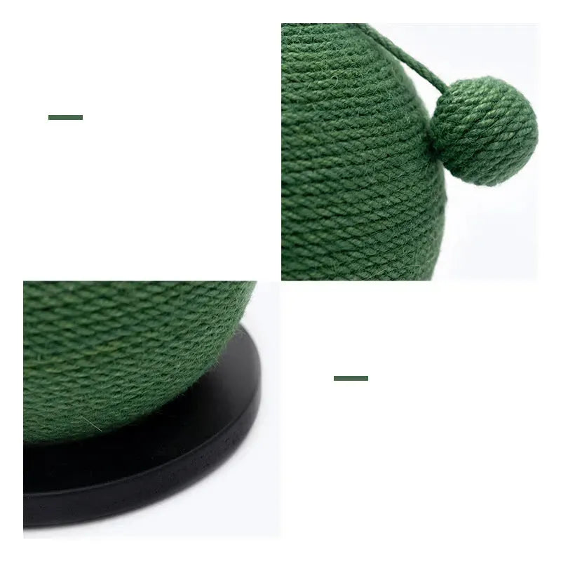 Cat Scratching Ball Board Toy Cactus Shape Scratch Sisal Post - Bellarte Enchanté Cat Scratching Ball Board Toy Cactus Shape Scratch Sisal Post
