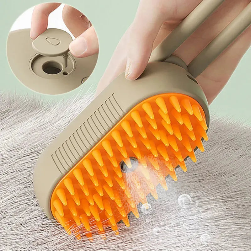 Cat Steam Brush Steamy Dog Brush 3 In 1 Electric Spray Cat Hair Brushes For Massage Pet Grooming Comb Hair Removal Combs Pet Products - Bellarte Enchanté Cat Steam Brush Steamy Dog Brush 3 In 1 Electric Spray Cat Hair Brushes For Massage Pet Grooming Comb Hair Removal Combs Pet Products