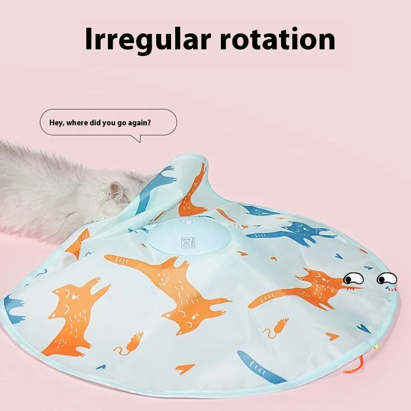 Cat Toy Cat Teaser Self-Hi Turntable Electric Toy - Bellarte Enchanté Cat Toy Cat Teaser Self-Hi Turntable Electric Toy