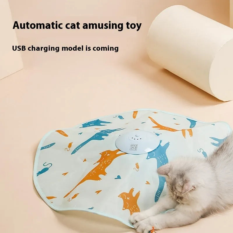 Cat Toy Cat Teaser Self-Hi Turntable Electric Toy - Bellarte Enchanté Cat Toy Cat Teaser Self-Hi Turntable Electric Toy