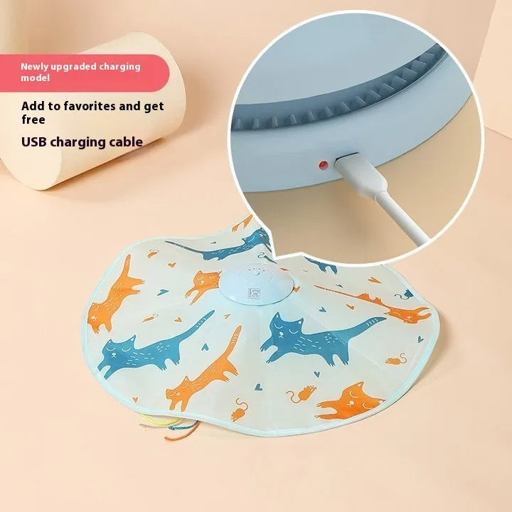 Cat Toy Cat Teaser Self-Hi Turntable Electric Toy - Bellarte Enchanté Cat Toy Cat Teaser Self-Hi Turntable Electric Toy