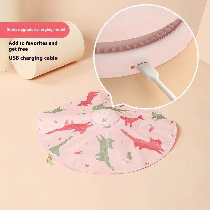 Cat Toy Cat Teaser Self-Hi Turntable Electric Toy - Bellarte Enchanté Cat Toy Cat Teaser Self-Hi Turntable Electric Toy