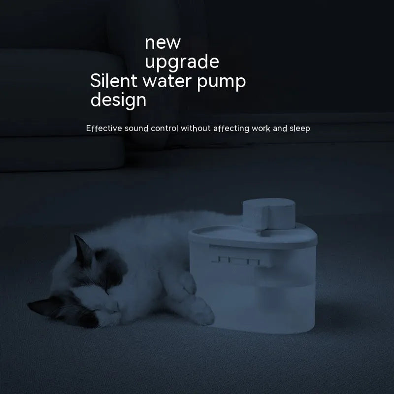 Cat Water Fountain Pet Drinking Bowl - Bellarte Enchanté Cat Water Fountain Pet Drinking Bowl