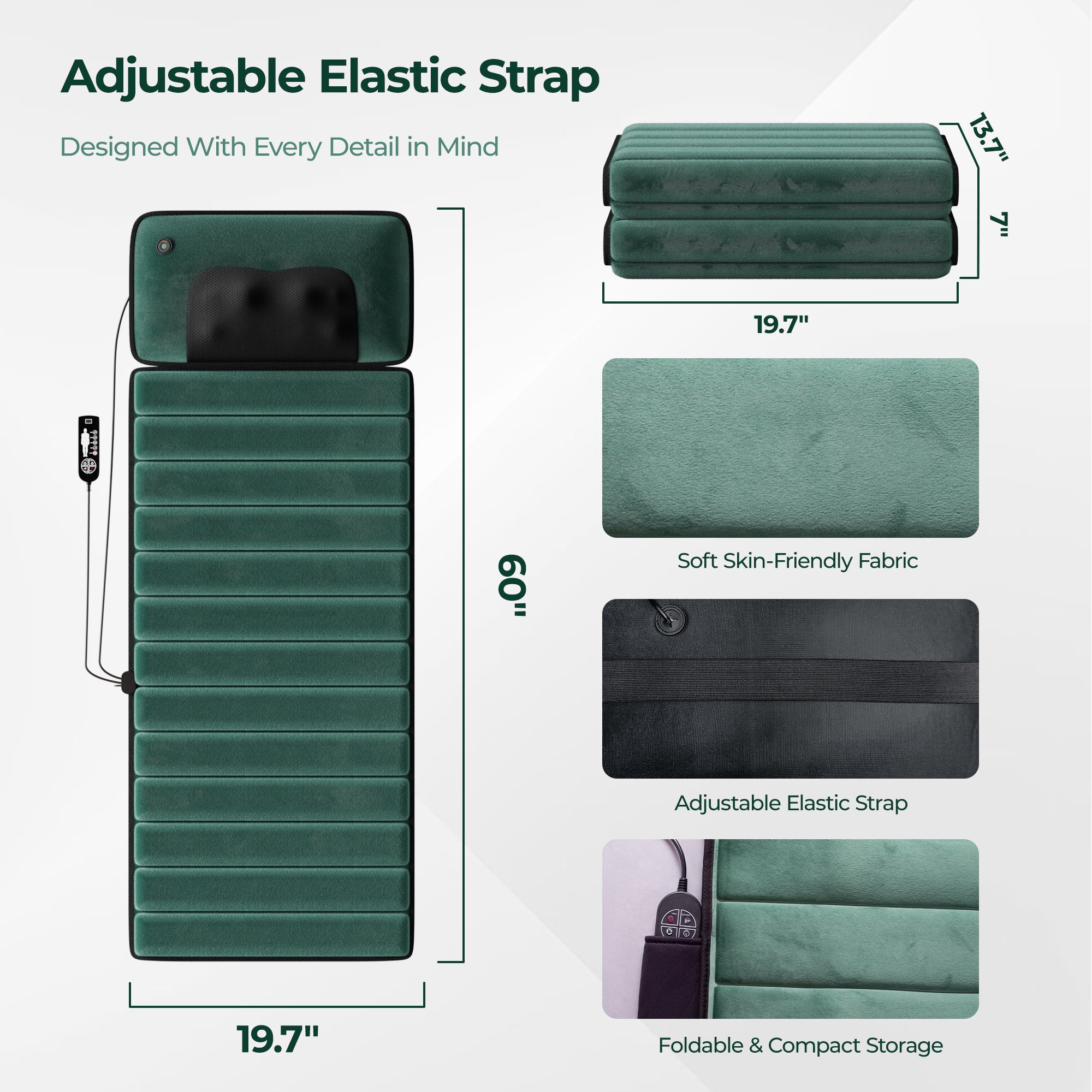 Amazon Prohibited Sale   Foldable  Portable Neck Massage Pillow Heat Therapy Multi-Mode Remote Control, Shoulder  Neck Relaxation Device Multifunctional Massager Cervical Pillow For Sleep Nec