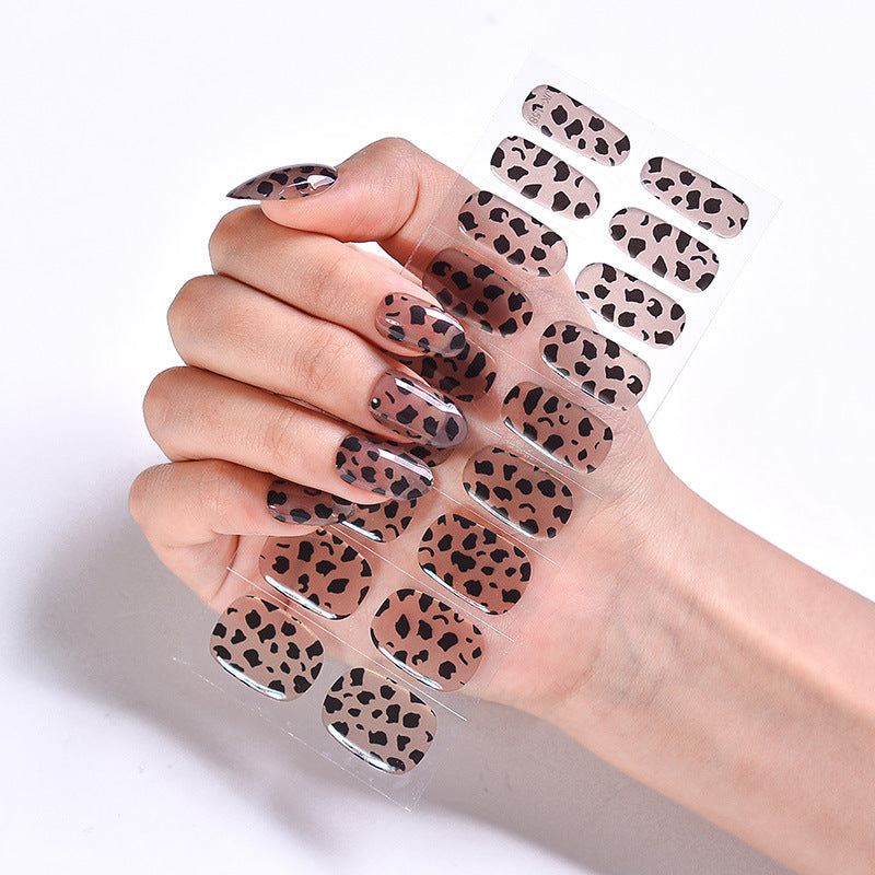 UV Phototherapy Semi-curing Gel Semi-baked Nail Sticker